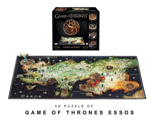 Imagen 2 de 3 de Rompecabezas 4d Juego De Tronos Essos Cityscape