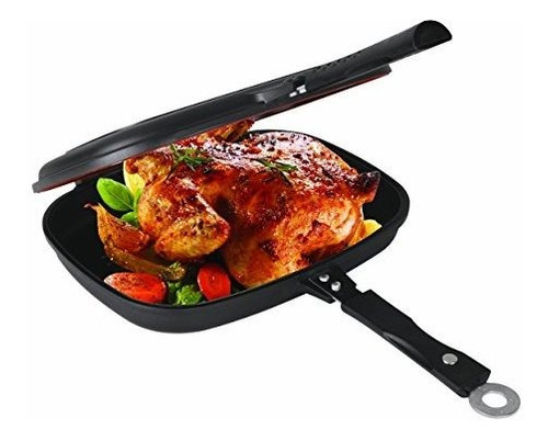 Uniware Super Quality Nonstick Coating Doble Grill Pan Recta