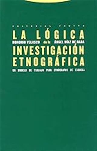 La Lógica De La Investigación Etnográfica: Un Modelo De Trab