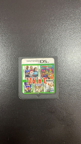 Cartucho Nintendo Ds Multijogos 116 Jogos 