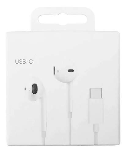 Auricular Foxconn Original Tipo C Para Samsung S21 S22 S23 Blanco