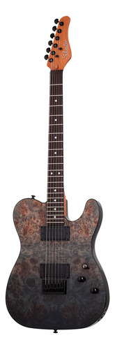 Guitarra Schecter Elect Pt Standard Black Fade Burst Diestro Negro Arce (Usado)