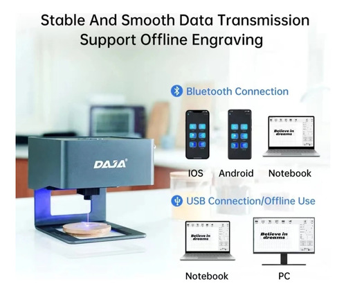 Impresora Grabado Laser  Portatil De Escritorio 3000 Mw