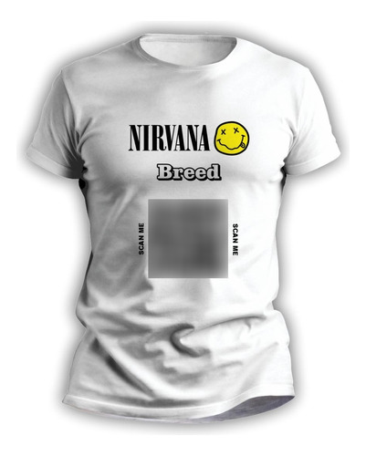 Remera Hombre Mujer Rockeras Interactivas Qr Nirvana - 3142