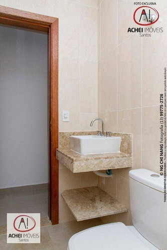 Imagem 10 de 26 de Casa Com 3 Dormitórios À Venda, 100 M² Por R$ 690.000,00 - Marapé - Santos/sp - Ca2115