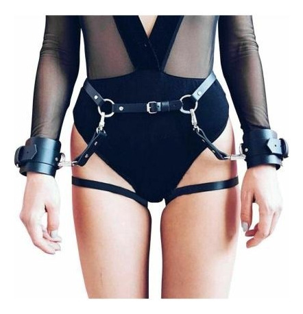 Conjunto De Cadena Cuerpo Arnés Collar Gargantilla