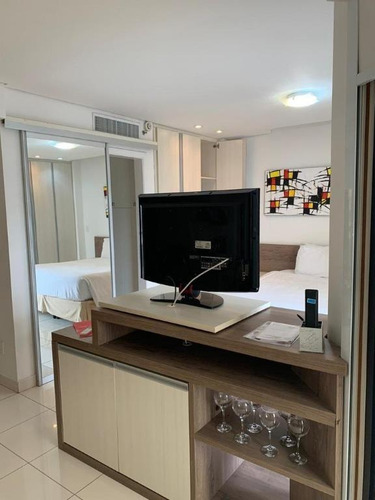 Flat Para Alugar, 43 M² Por R$ 4.000,00/mês - Boqueirão - Santos/sp - Fl0020