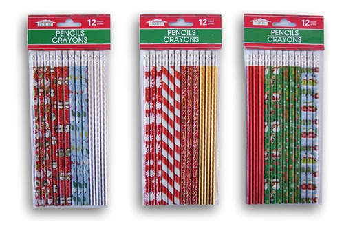 Navidad Del Invierno Temáticas Lápiz Set - 24 Conde
