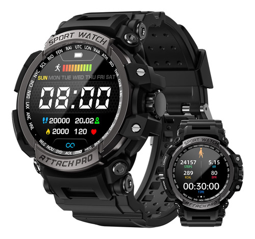 Reloj Inteligente Lokmat Outdoor Sports Military Bluetooth C