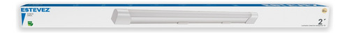 Lámpara Sobreponer Lineal 10w T8 4000k Bco Estévez Lighting Blanco