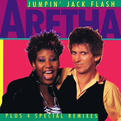 Aretha Franklin Ft Keith Richards- Jumpin' Jack Flash Lp Us