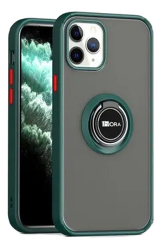 Funda Premium Xiaomi Anillo 360° Soporte Magnetico Verde