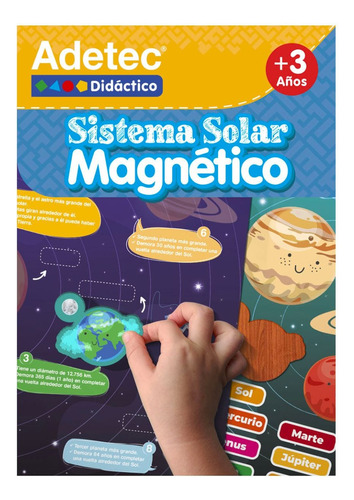 Juego De Laminas Magnéticas Del Sistema Solar