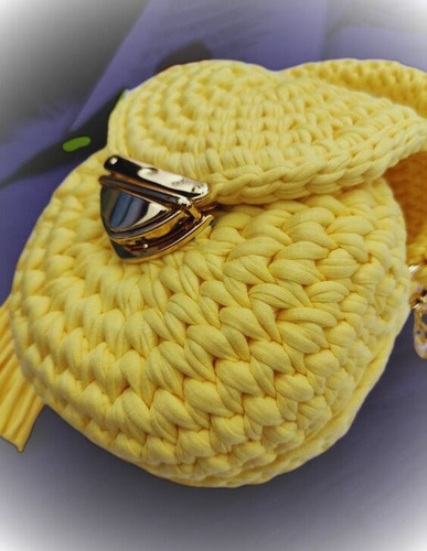 Trapillo Gold Tejido Crochet Tapete Cesto Bolso 3cm Grosor
