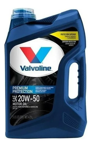 Aceite Valvoline Premium Protection 20w50 X5 Lts Mineral