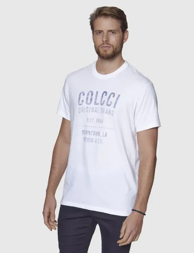 Camiseta Colcci Masculino Off Shell 350112371 Off Shell Logo M Estampa Localizada