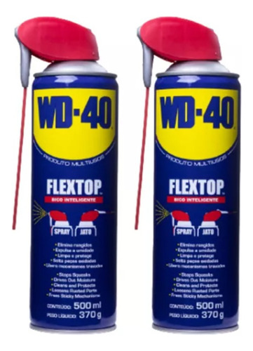 Kit 2 Wd40 Spray Desengripante Lubrificante 500ml 2un