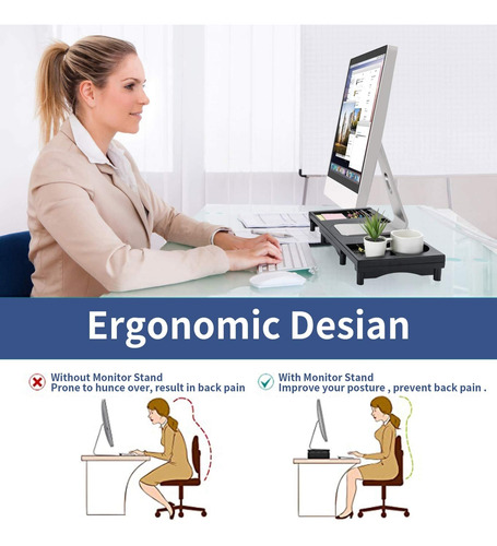 Soporte Monitor Elevador Monitor Con Adaptador, Soporte