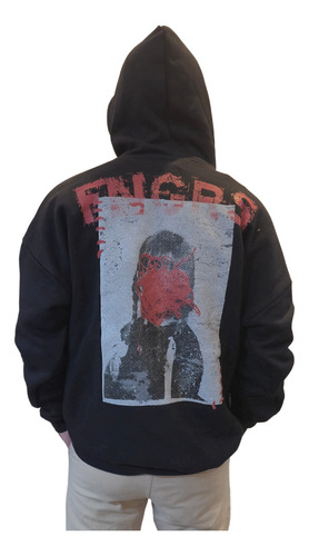 Buzo Over Size Con Capucha Grunge Fingers Crossed Art. 2133