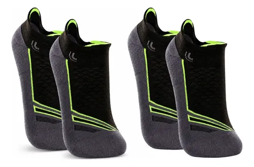 Kit 2 Pares Meia Esportiva Lupo Invisível Anti Bolha