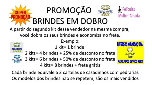 348 Películas/adesivos De Unhas- 28 Cartelas + Brindes
