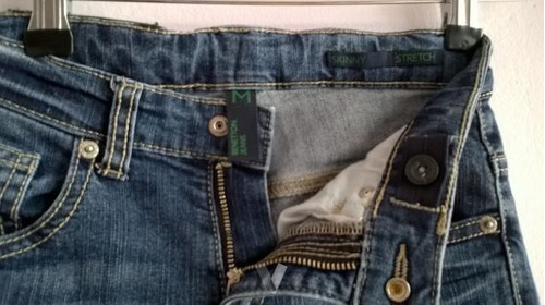 Pantalón Jeans Para Niño, Marca Benetton