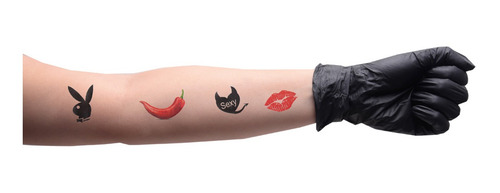Imagem 2 de 4 de Tatuagem Rena Vai Malandra T10 X 15cm Sedux