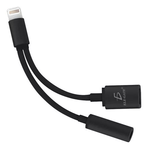 Adaptador iPhone Lightning 3.5mm Auxiliar Audifonos Calidad