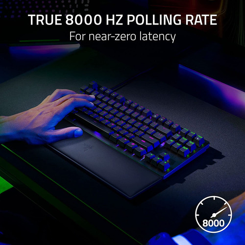 Teclado Razer Huntsman V2 Tkl Rgb, Teclas Pbt, Óptico Lineal