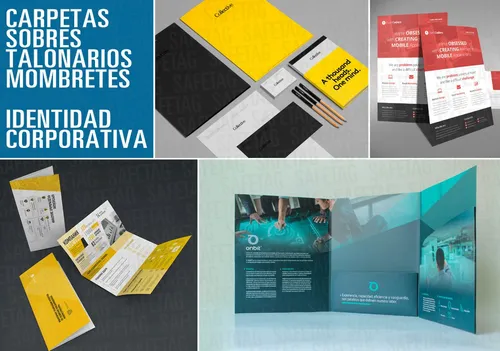 500 Folleto Flyer Volante Brochure Catalogo Diptico Color
