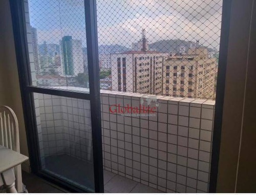 Imagem 7 de 23 de Apartamento Com 2 Dormitórios À Venda, 92 M² Por R$ 450.000,00 - Boqueirão - Santos/sp - Ap0391