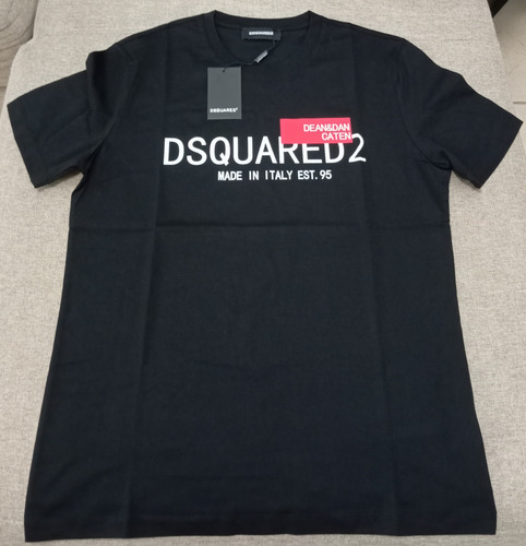 Playera De Hombre Dsquared2 Negra