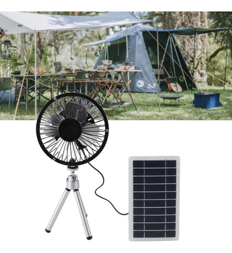 O Mini Ventilador Recargable Con Energía Solar Fuerte Viento