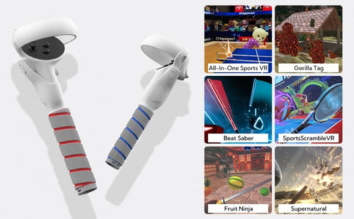 Accesorio Zyber Handle Para El Mando Oculus Quest 2, Vr Gol