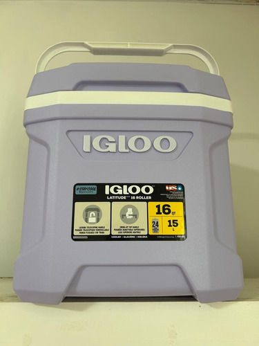 Hielera Lila De Llantas 16qt Lavanda