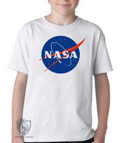 Camiseta Blusa Infantil Nasa Astronauta Espacial Espaço Age