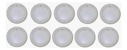 Kit 10 Lâmpada Circular T9 Fluorescente 22w 6000k Promoção