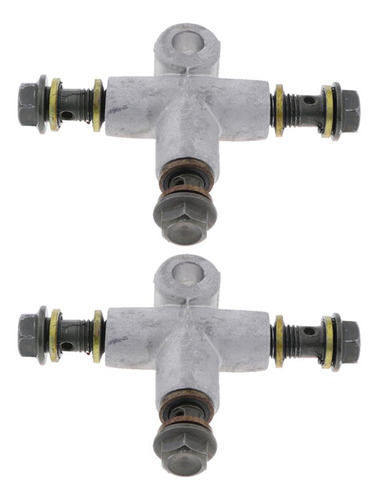 2 Piezas En T, Doble Línea De , -, Adaptador De 3 Vías, De