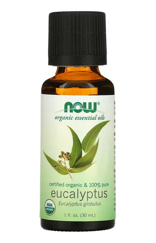 Now Aceite Esencial Eucalipto Organico 30ml - 100% Puro