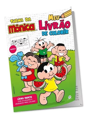 Turma da Monica na piscina Colorir Desenhos da Turma da Mônica Crianças  brincando Cartoons 