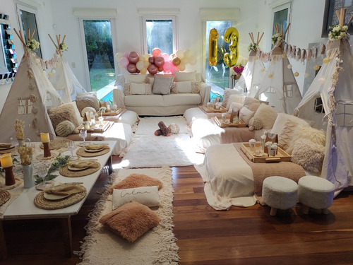 Imagen 3 de 5 de Alquiler De Carpa Tipi - Pijamada- Spa De Nenas- Cumpleaños