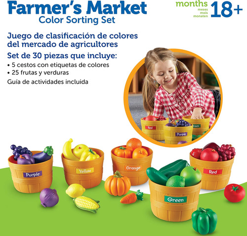 Set Educativo Learning Resources Para Niños 1-5 Años-