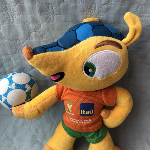 Kit 3 Bonecos Fuleco Mascote Copa 2014 Brasil (Usado)