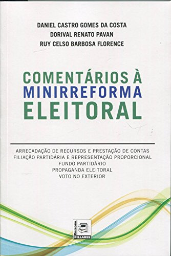 Libro Comentários À Minirreforma Eleitoral Lei 13 165 2015 D