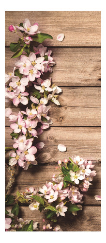 Adesivo Decorativo Porta Floral Flores #09
