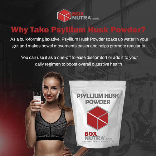 Boxnutra Psyllium Polvo Laxante Natural Fibra Dietética 1kg