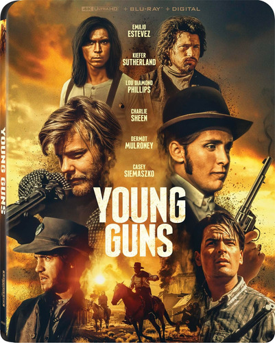 4k Uhd + Blu-ray Young Guns / Demasiado Jovenes Para Morir