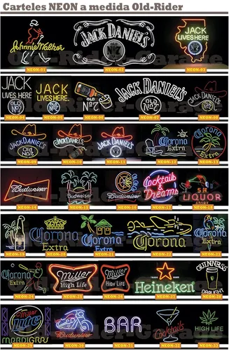 Carteles Neón Fábrica Letras Corpóreas Marquesinas N-246