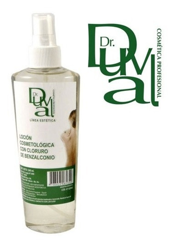 Locion Cosmetologica Dr. Duval Con Cloruro X 240 Cc