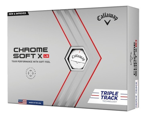 Pelotas De Golf Callaway Chrome Soft X Ls Triple Track X12